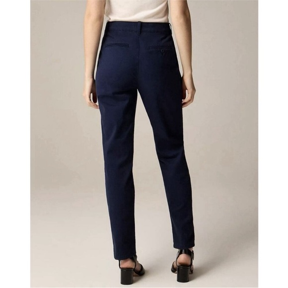 J. Crew - Kate Straight-Leg Chino Pants in Vintage Dove Gray - Picture 3 of 5